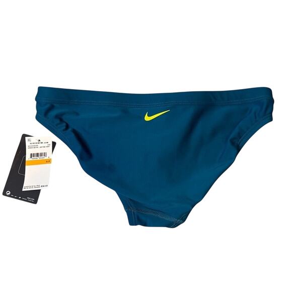 Nike Swim Green Abyss Blue Hipster Bikini Bottoms S NWT Activewear - Picture 4 of 8